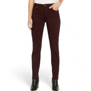Buffalo David Bitton Womens Burgundy Vale MidRise Stretch Skinny Jeans Size 4/27